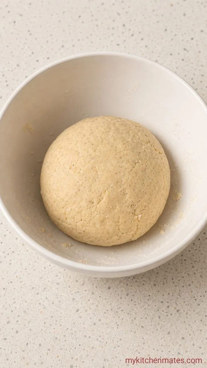 Soft Cut-Out Sugar Cookies for Baby Showers Step 2: Mix the Dry Ingredients and Form the Dough