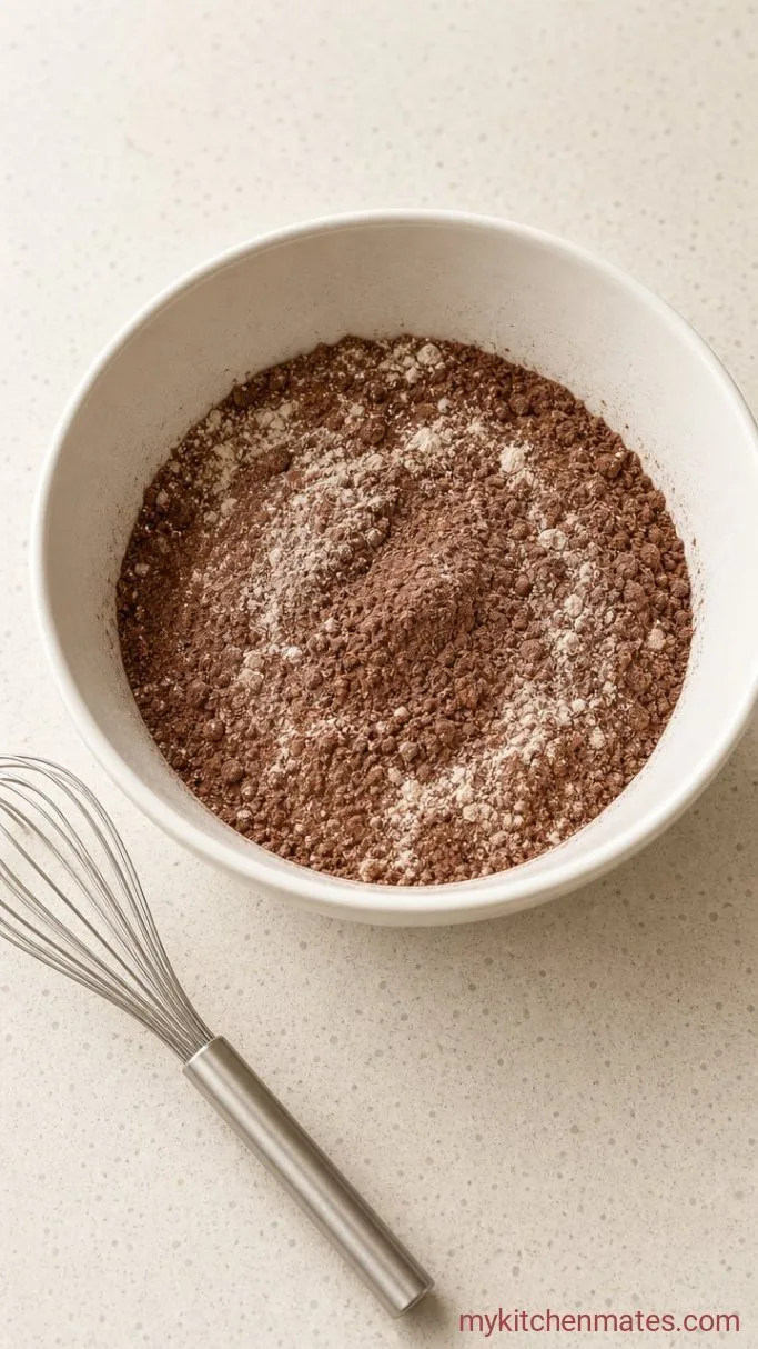 Rich and Chewy Double Chocolate Chip Cookies Step 2: Mix the Dry Ingredients
