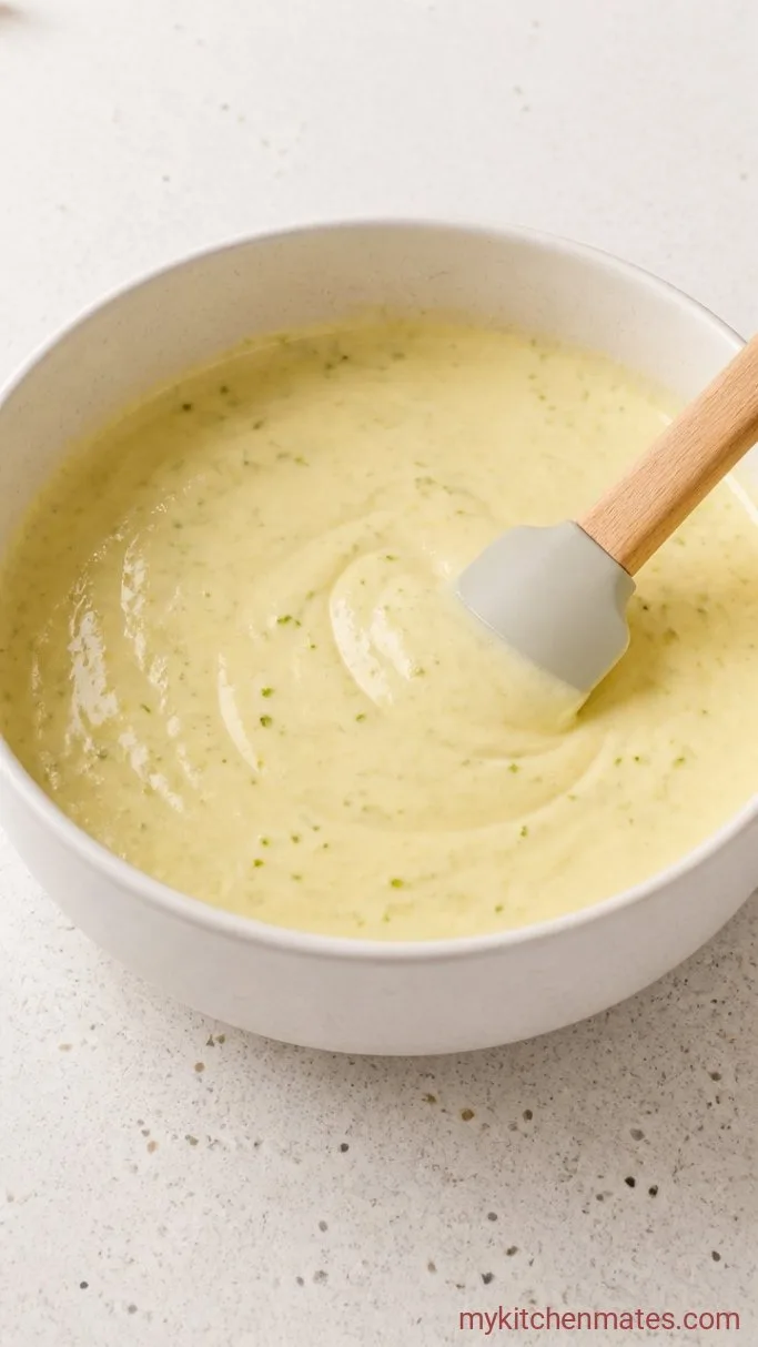 Creamy Key Lime Cheesecake with a Graham Cracker Crust Step 2: Mix the Filling