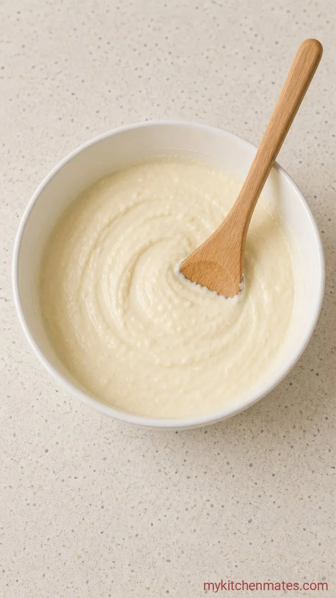 Cheesy, Creamy Pesto Pasta Bake Step 2: Mix the Ricotta Layer