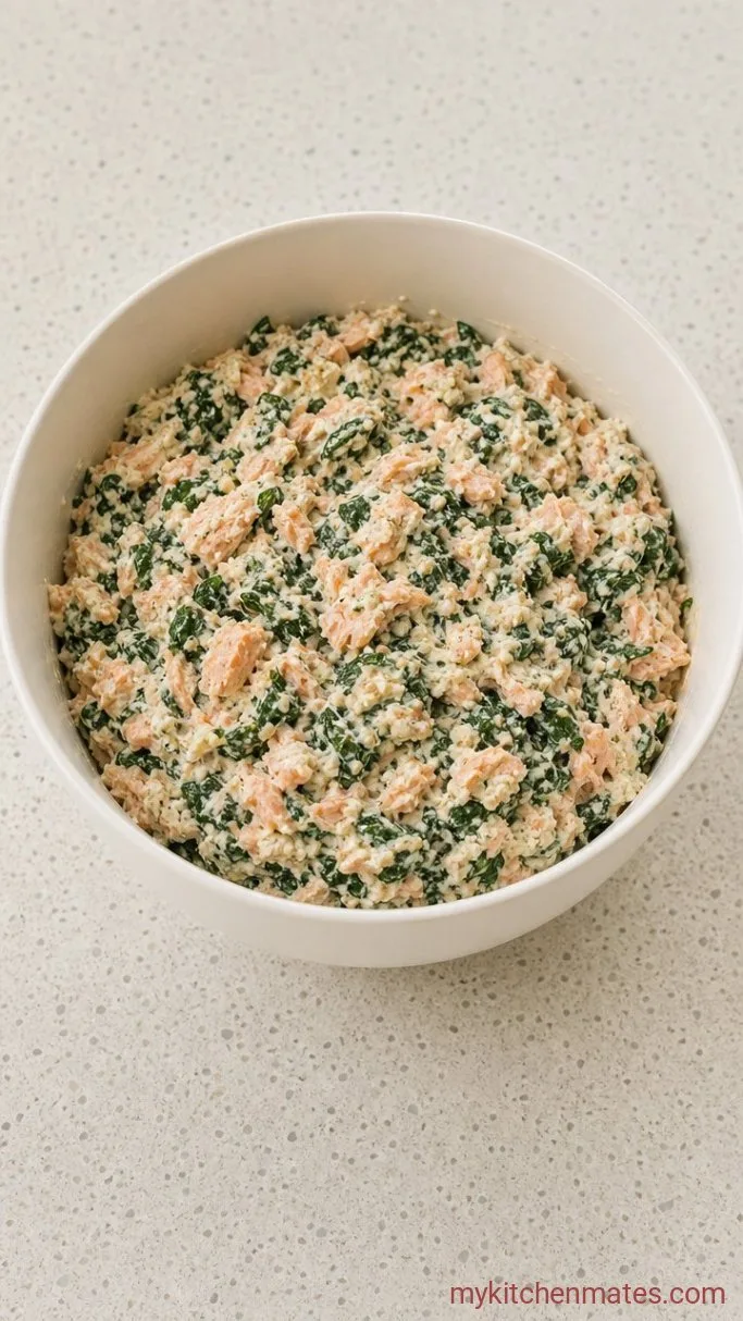Step 2: Mix the Salmon Filling