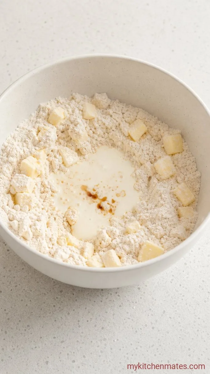 Step 2: Mix the Shortcake Dough