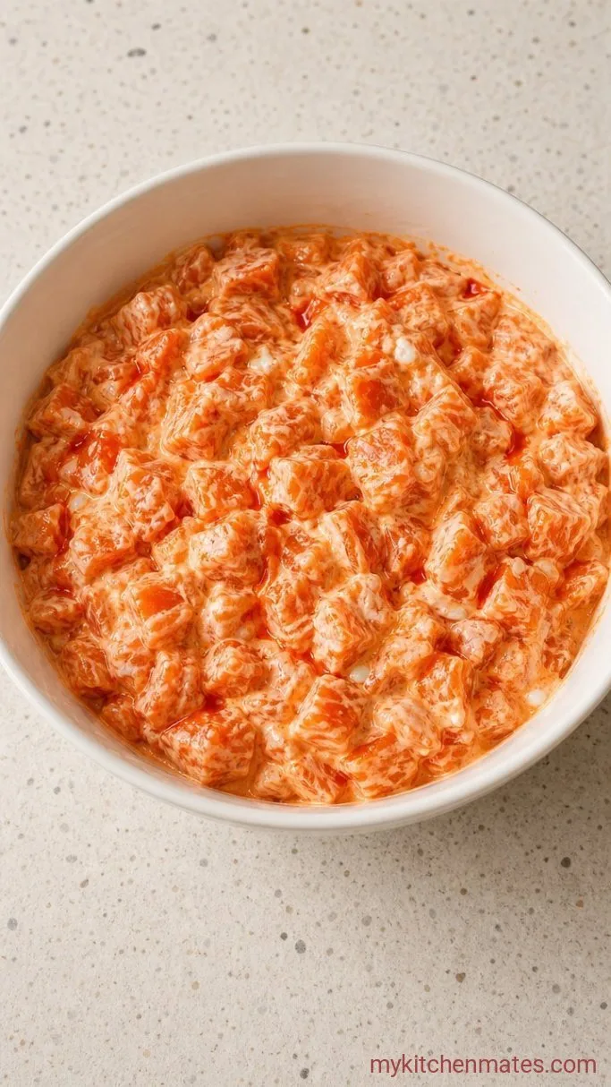 Step 2: Mix the Spicy Salmon Filling