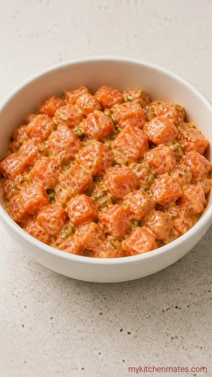 Step 2: Mix the Spicy Salmon