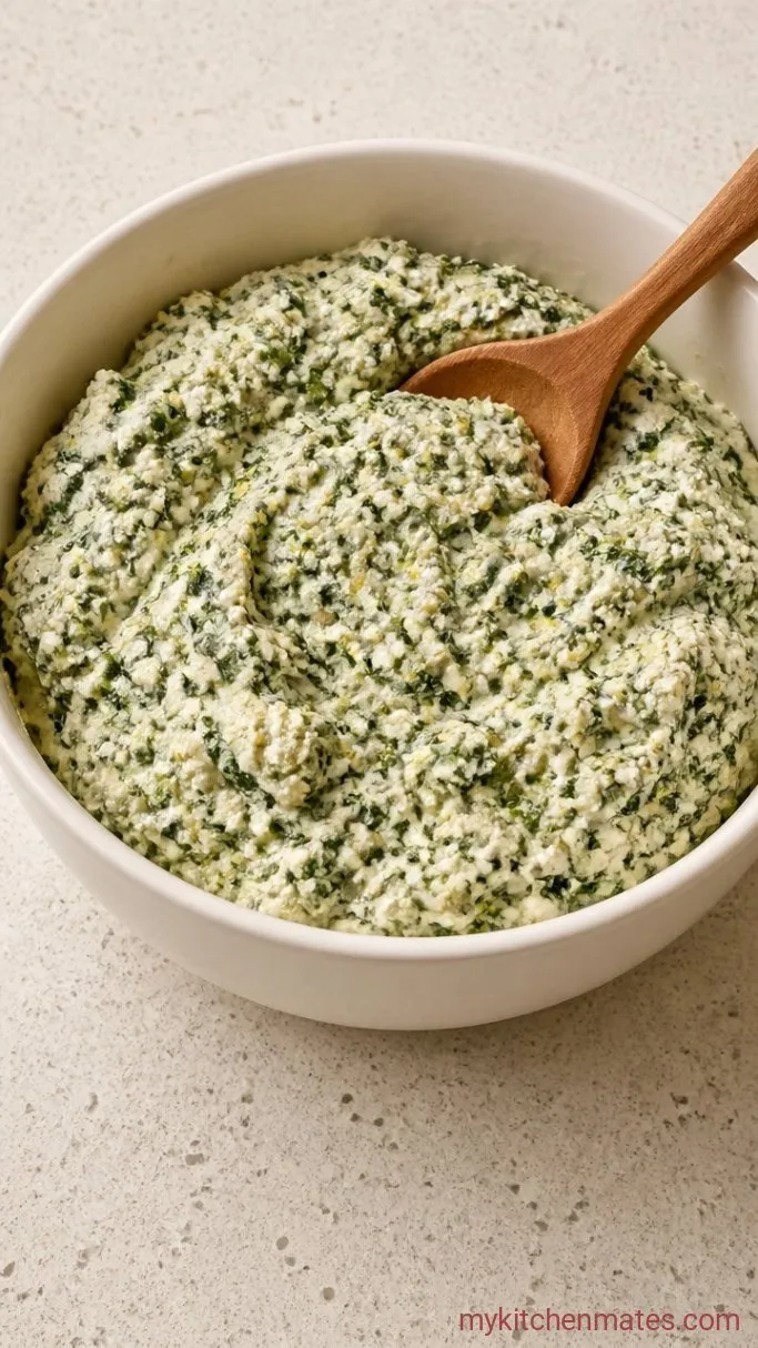 Step 2: Mix the Spinach Tofu Ricotta
