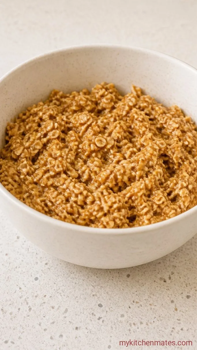 Step 2: Mix the Wet Ingredients and Oats