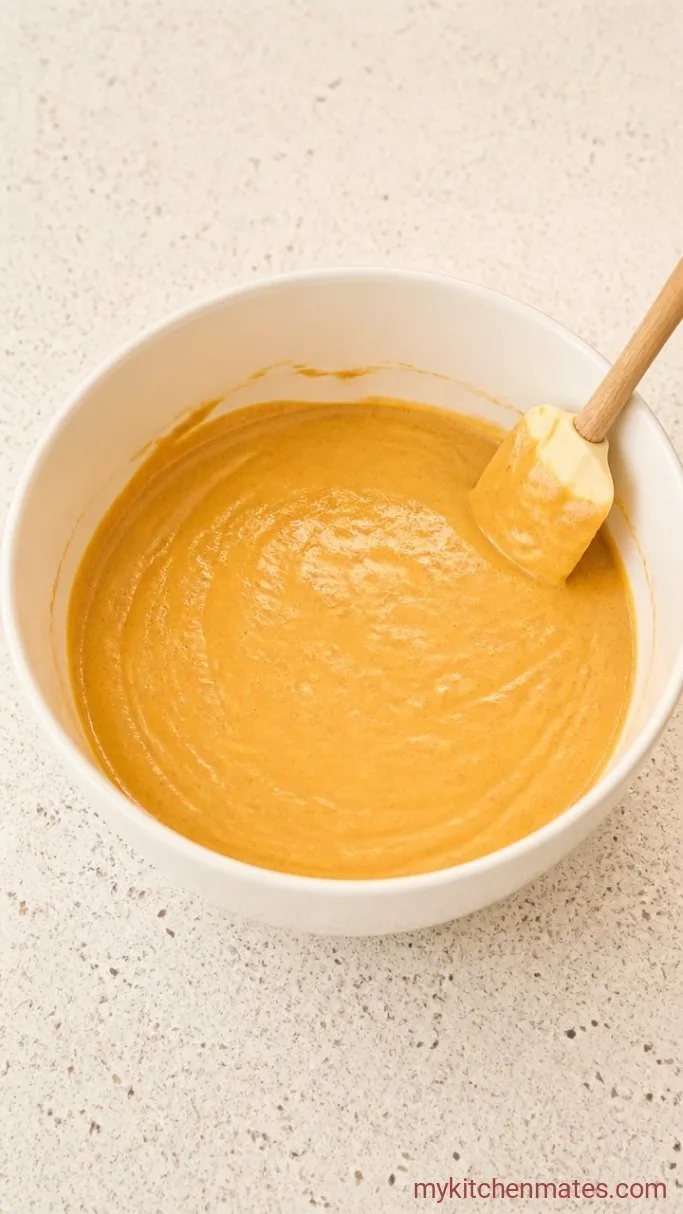Moist One-Bowl Cinnamon Pumpkin Bread Step 2: Mix the Wet Ingredients