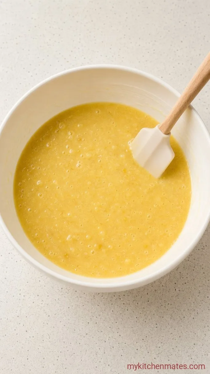 Moist Low Carb Banana Bread Step 2: Mix the Wet Ingredients