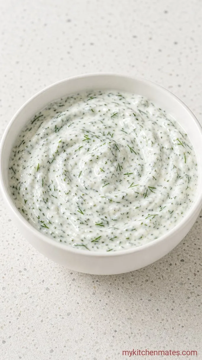 10-Minute Persian Cucumber Salad Step 2: Mix the Yogurt and Herbs