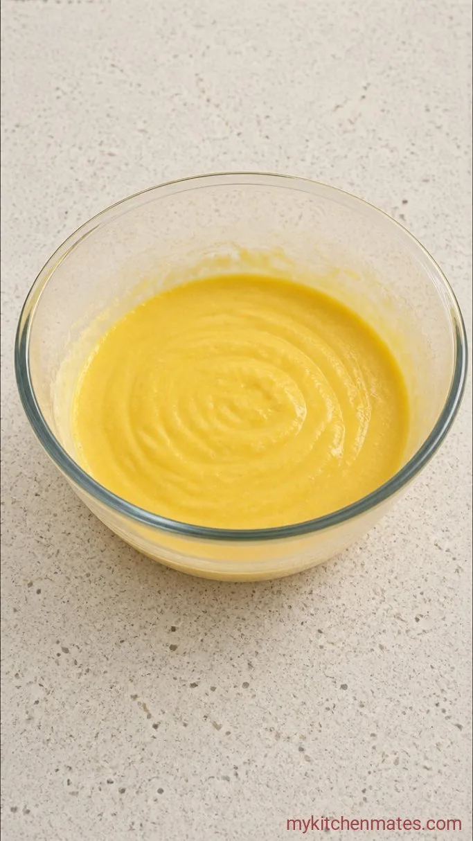 Fluffy Lemon Sponge Cake with Tangy Lemon Glaze Step 2: Mix the Yolk Batter