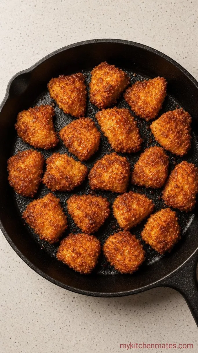 Sticky Bang Bang Chicken Rice Bowls Step 2: Pan-Fry the Chicken until Golden
