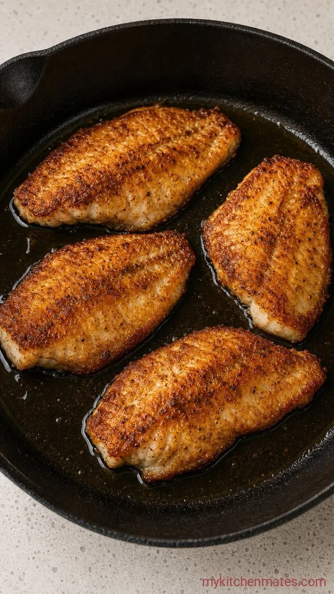 Step 2: Pan Fry the Tilapia