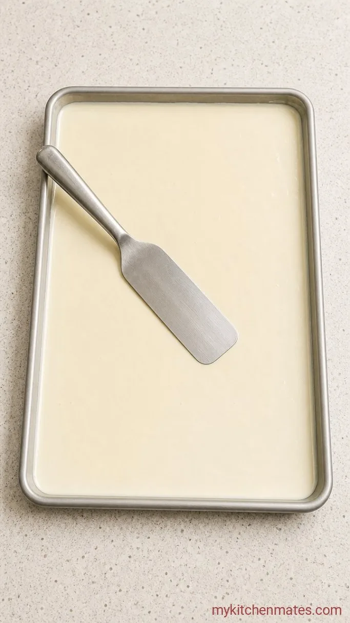 Step 2: Pour and Freeze