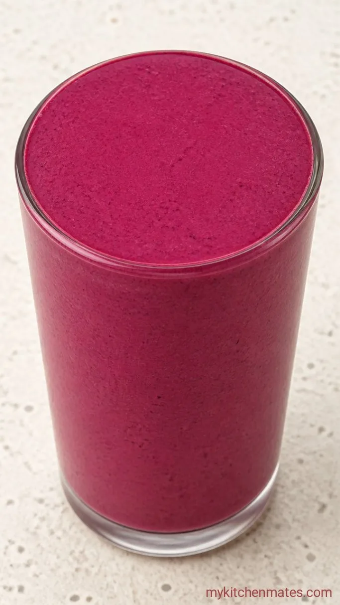 3-Ingredient Berry Protein Smoothie Step 2: Pour and Serve