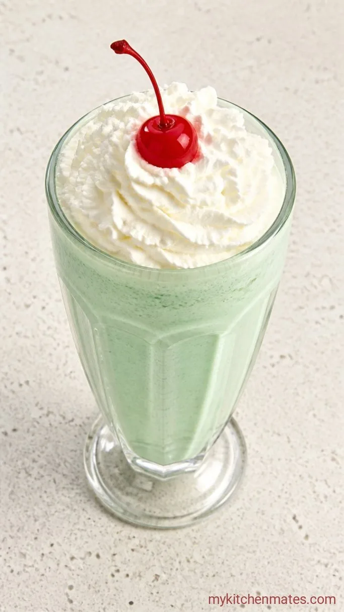 4-Ingredient Shamrock Shake Copycat Step 2: Pour and Top