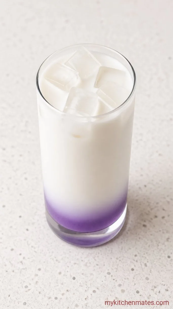 Step 2: Pour the Milk and Syrup