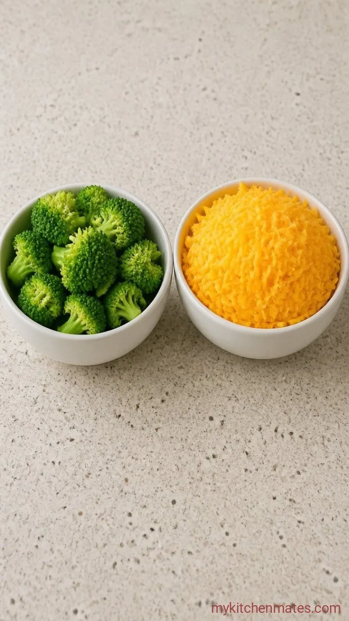 Step 2: Prep the Broccoli and Cheese