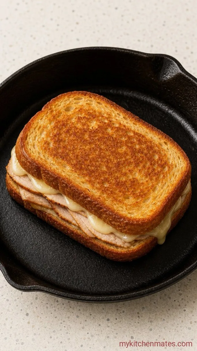 Step 2: Press the Sandwich in a Skillet