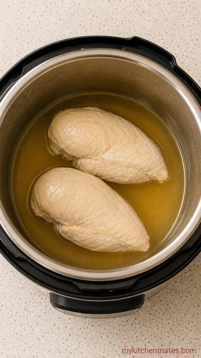 Juicy Instant Pot Chicken Breast Step 2: Pressure Cook the Chicken