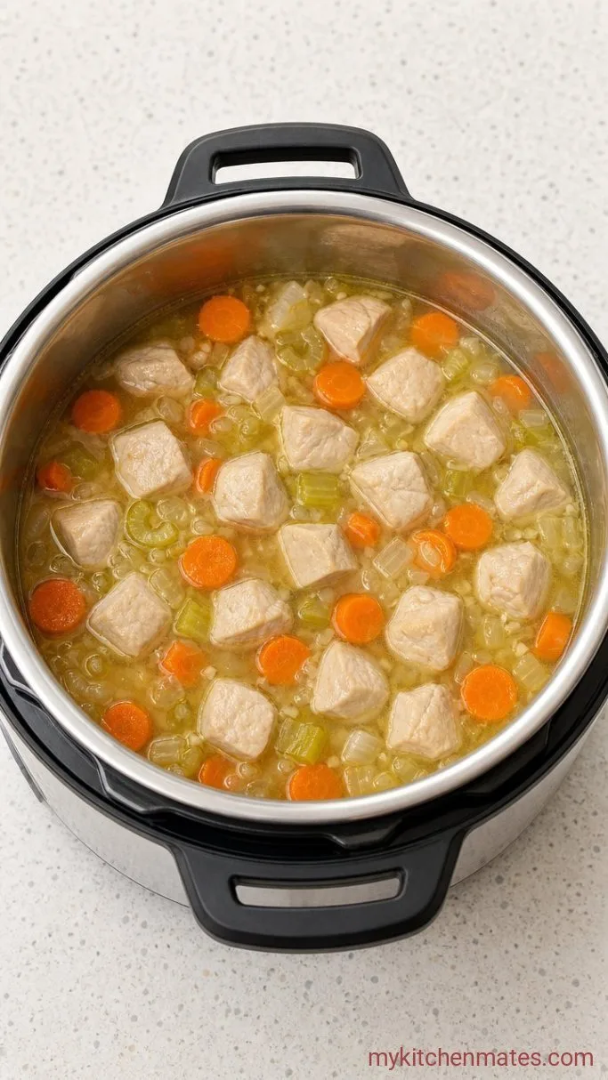 Step 2: Pressure Cook the Chicken