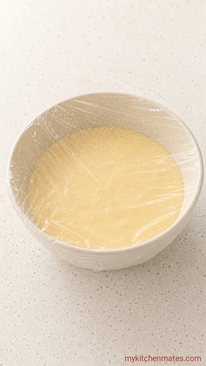 Thin, Tender Gluten Free Crepes (No Grittiness) Step 2: Rest the Batter