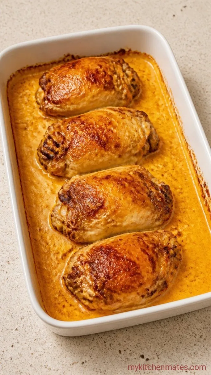 One-Pan Baked Hot Honey Feta Chicken Step 2: Roast the Chicken