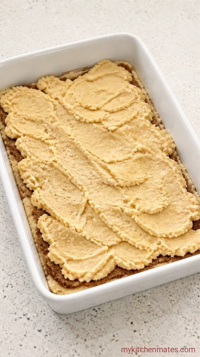 Gooey Cinnamon Roll Bars (No Yeast Needed) Step 2: Roll and Fill the Dough