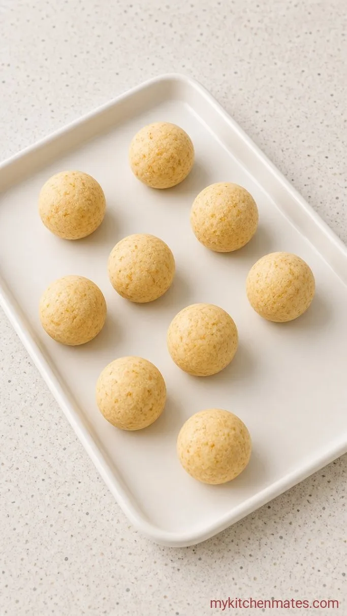 Easy No-Bake Ice Cream Cake Pops Step 2: Roll and Freeze the Balls