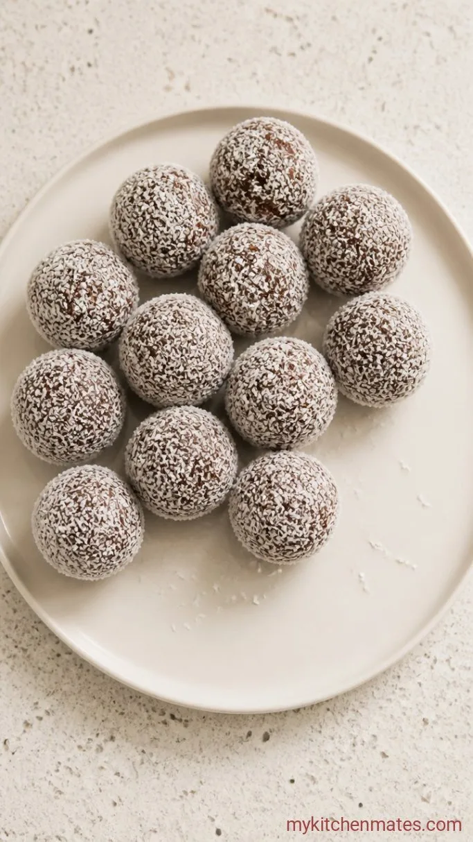 4-Ingredient Sugar Free Protein Balls Step 2: Roll the Balls