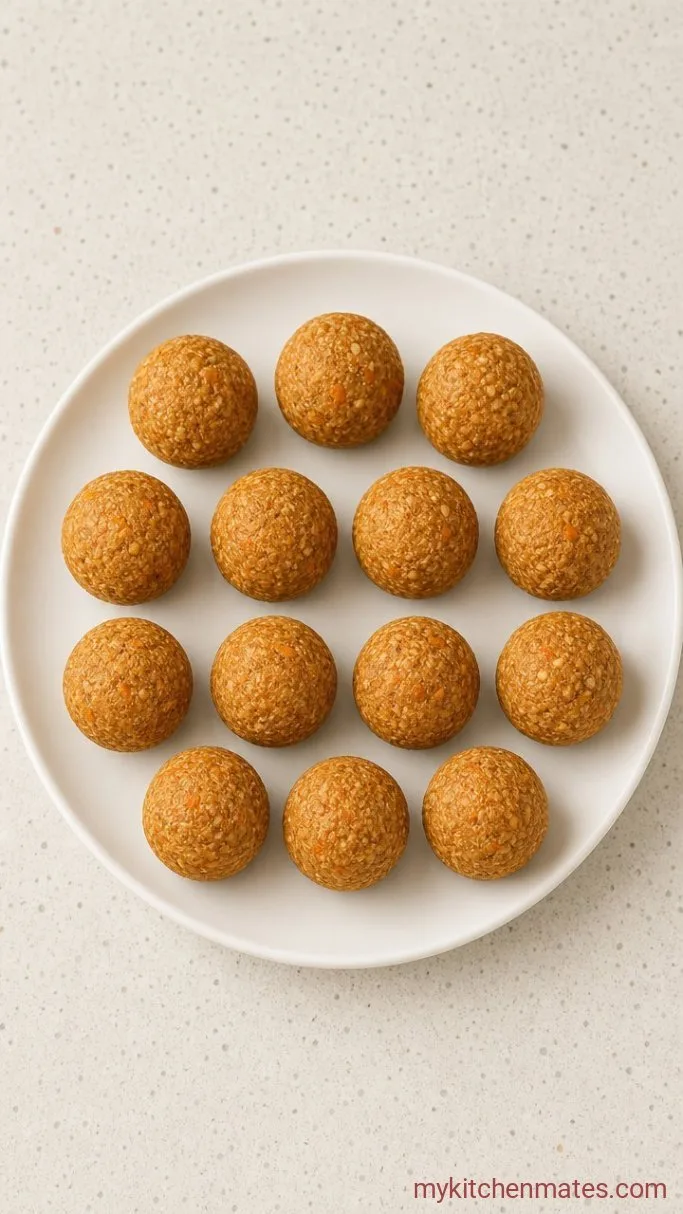 No-Bake Carrot Cake Truffles Step 2: Roll the Truffles