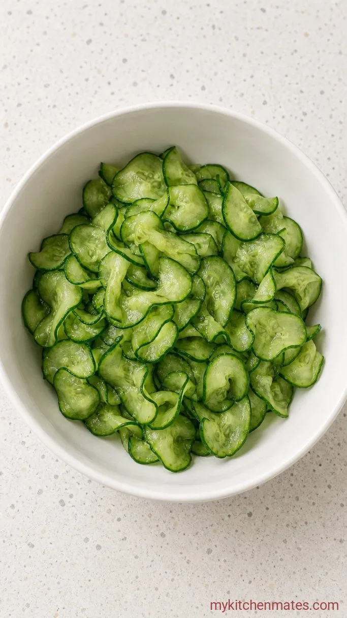 10-Minute Spicy Korean Cucumber Salad (Oi Muchim) Step 2: Salt and Squeeze the Cucumbers