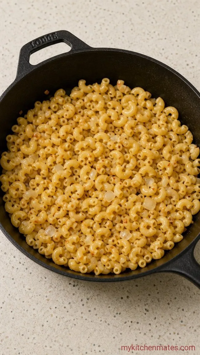 Step 2: Sauté and Toast the Pasta