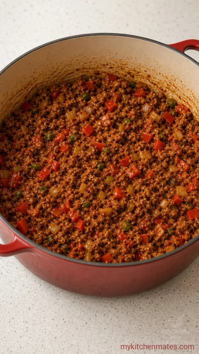 30-Minute Stovetop Turkey Chili Step 2: Sauté the Aromatics and Spices