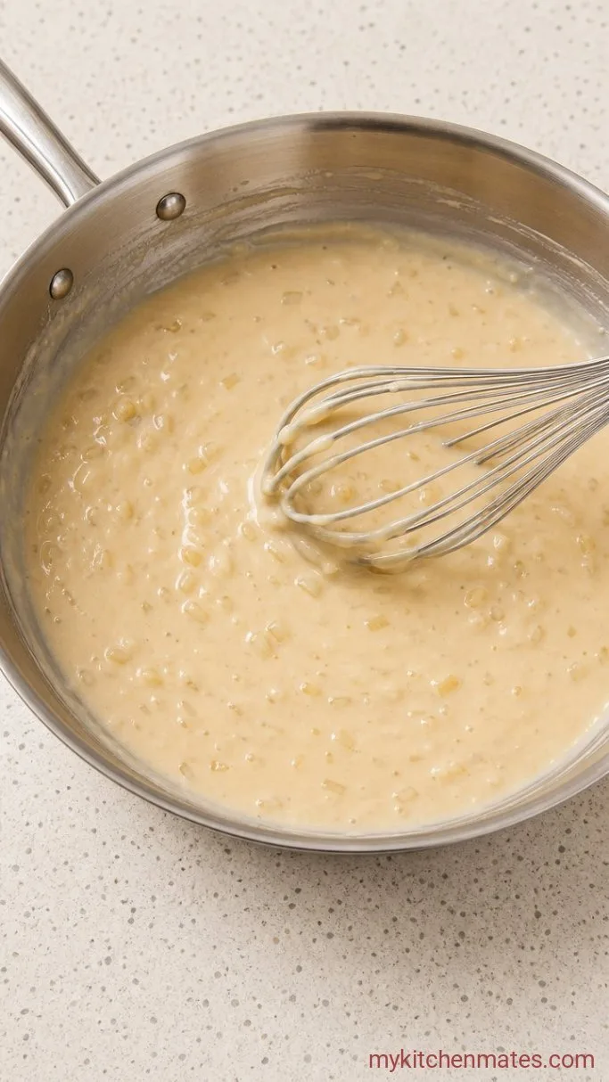 Step 2: Sauté the Aromatics and Whisk in the Sauce