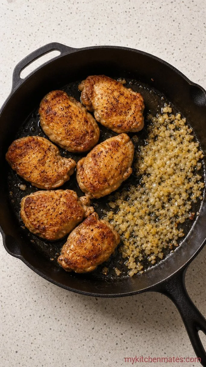 30-Minute Creamy Coconut Lime Chicken Step 2: Sauté the Aromatics