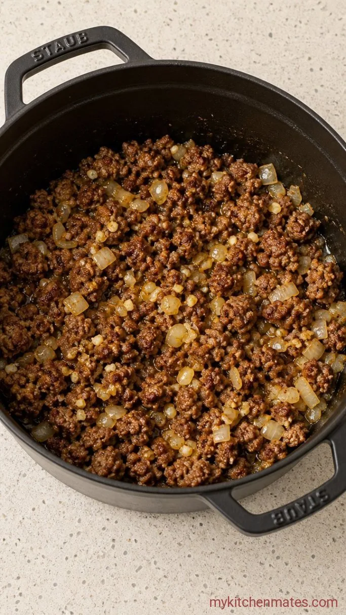 Creamy Italian Sausage Potato Soup in One Pot Step 2: Sauté the Aromatics