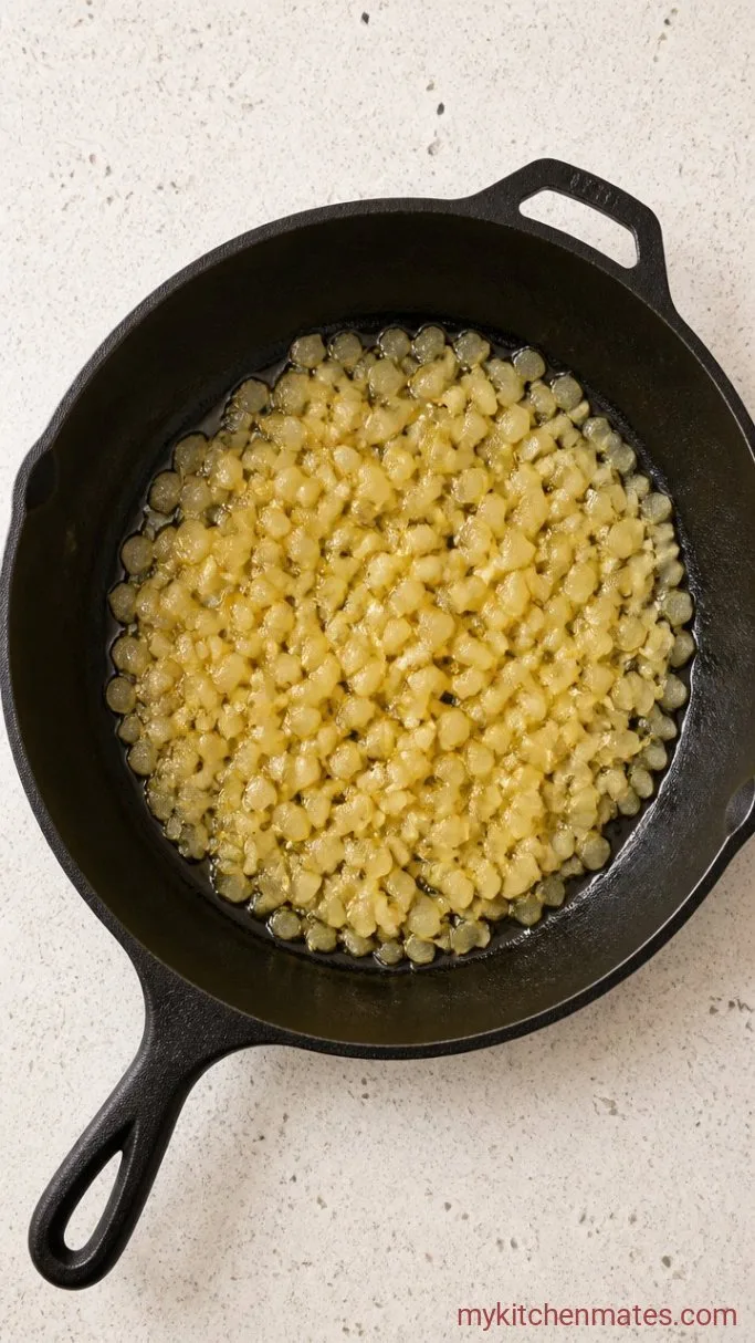 30-Minute Creamy Red Sauce Pasta Step 2: Sauté the Aromatics