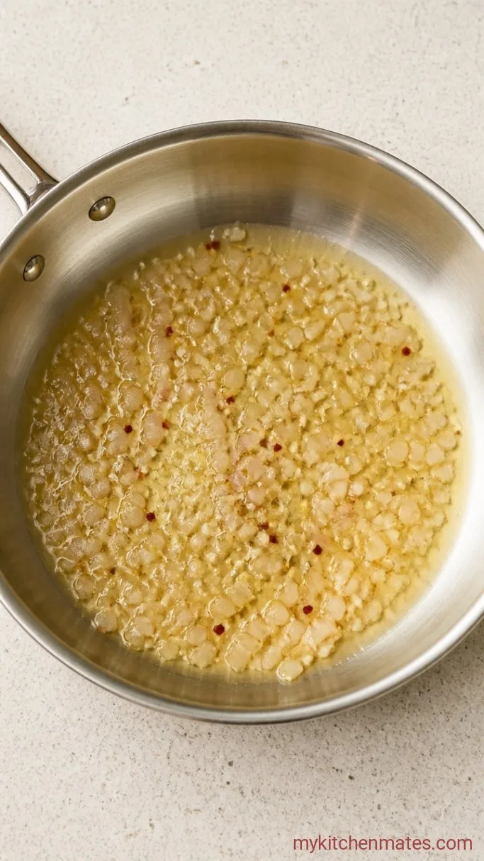 25-Minute Creamy Tuscan Ravioli Step 2: Sauté the Aromatics