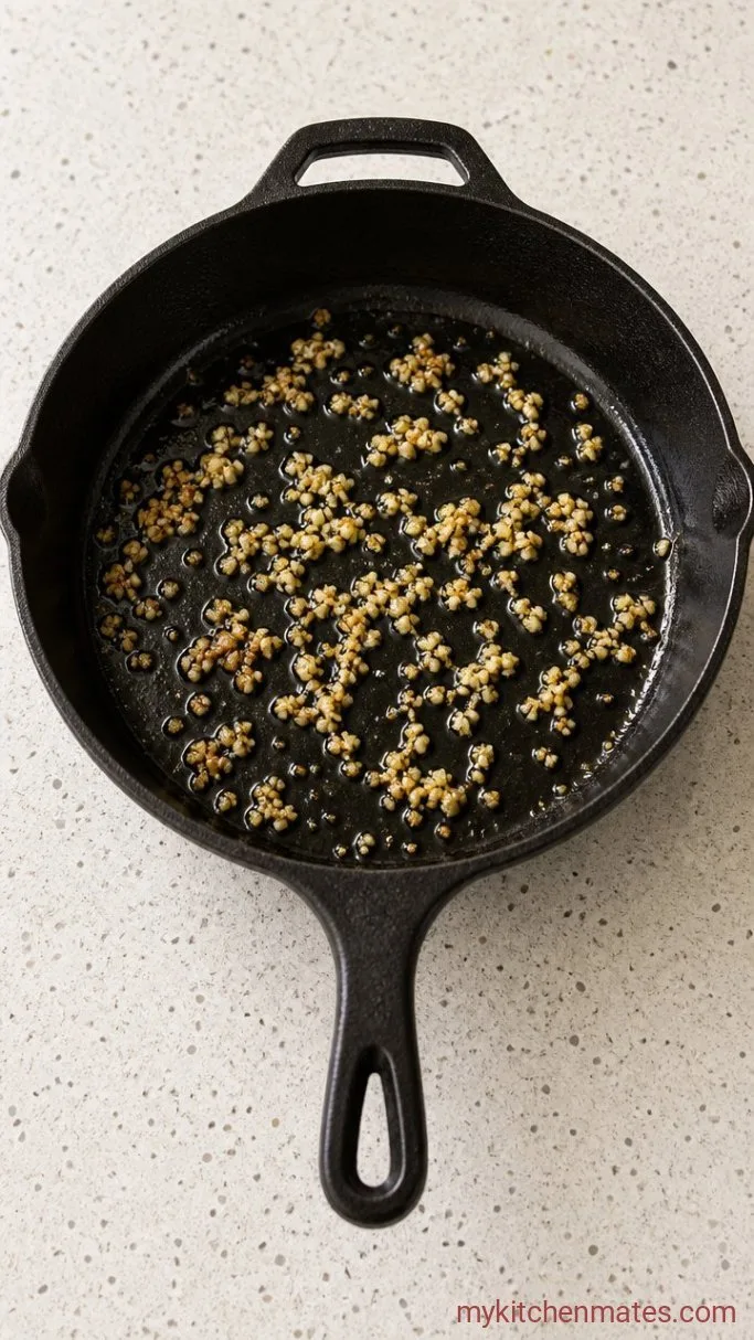 Step 2: Sauté the Garlic