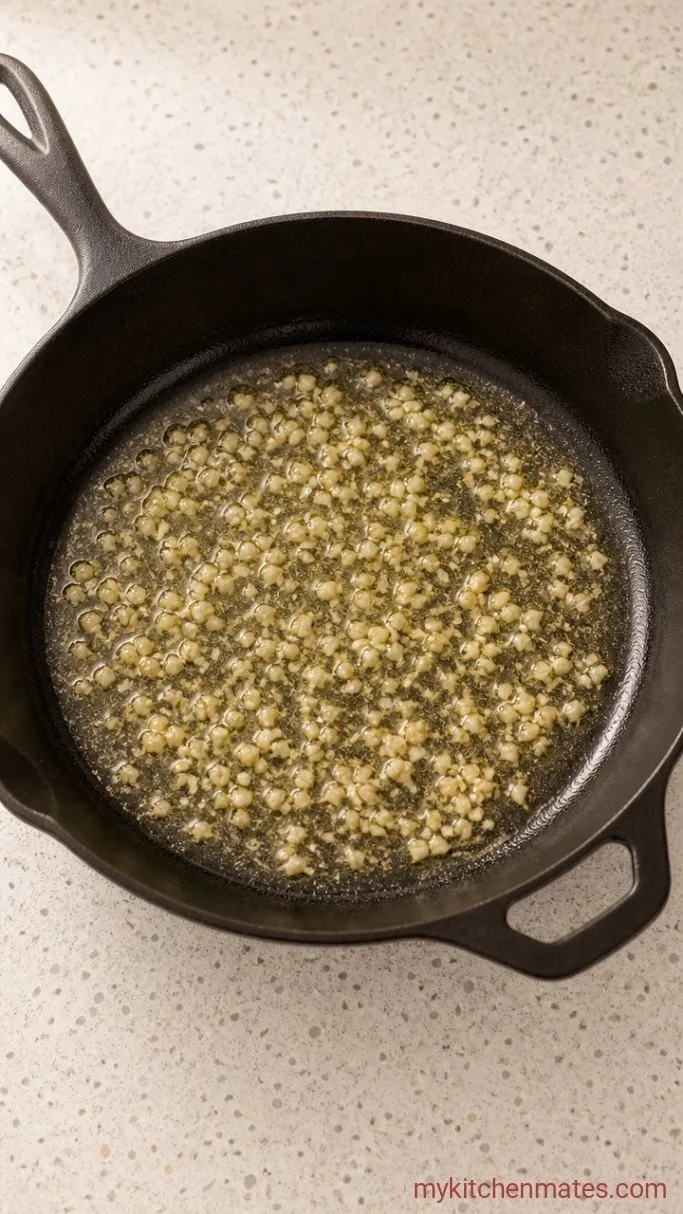 Step 2: Sauté the Garlic
