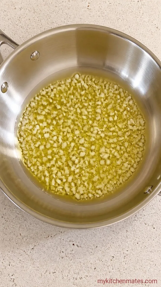 Step 2: Sauté the Garlic