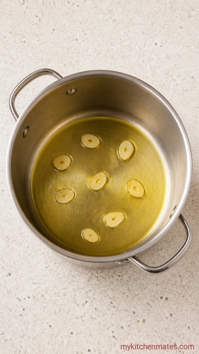 Step 2: Sauté the Garlic