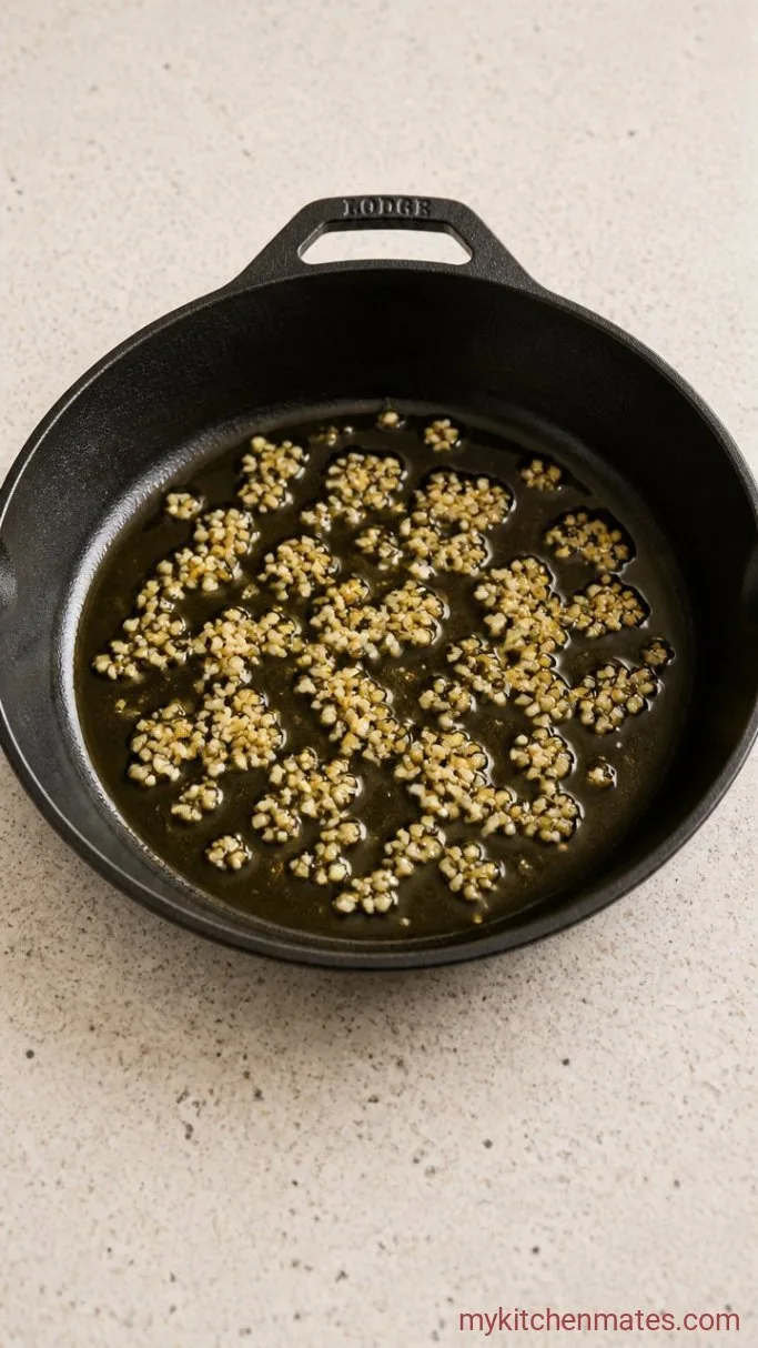 Step 2: Sauté the Garlic