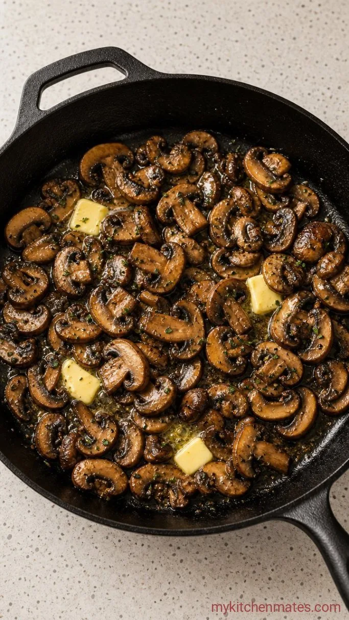 Creamy Chicken Breast and Mushroom Skillet Step 2: Sauté the Mushrooms