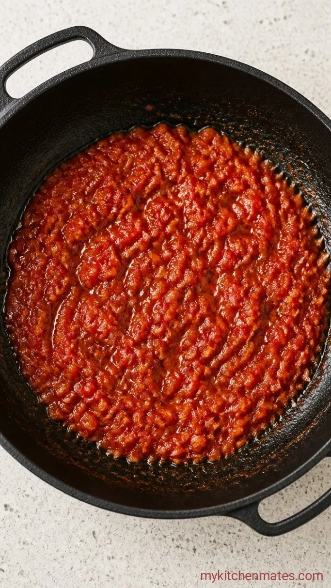 Step 2: Sauté the Onions and Tomatoes