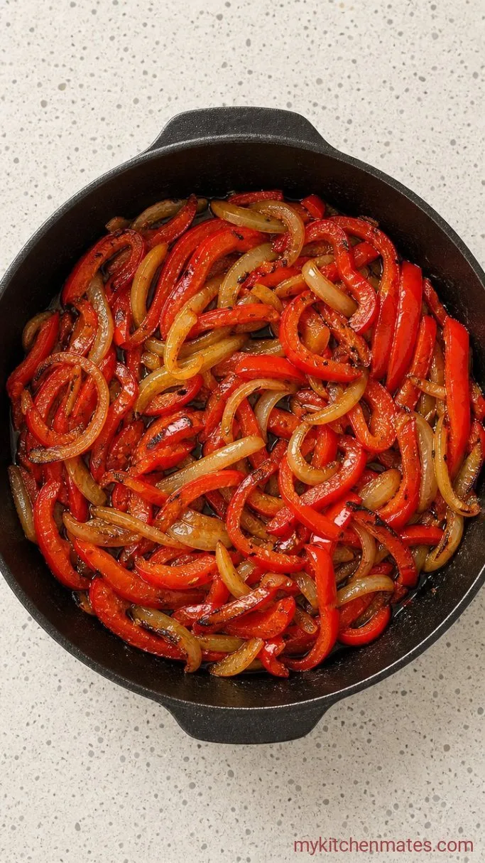 Step 2: Sauté the Peppers and Onions
