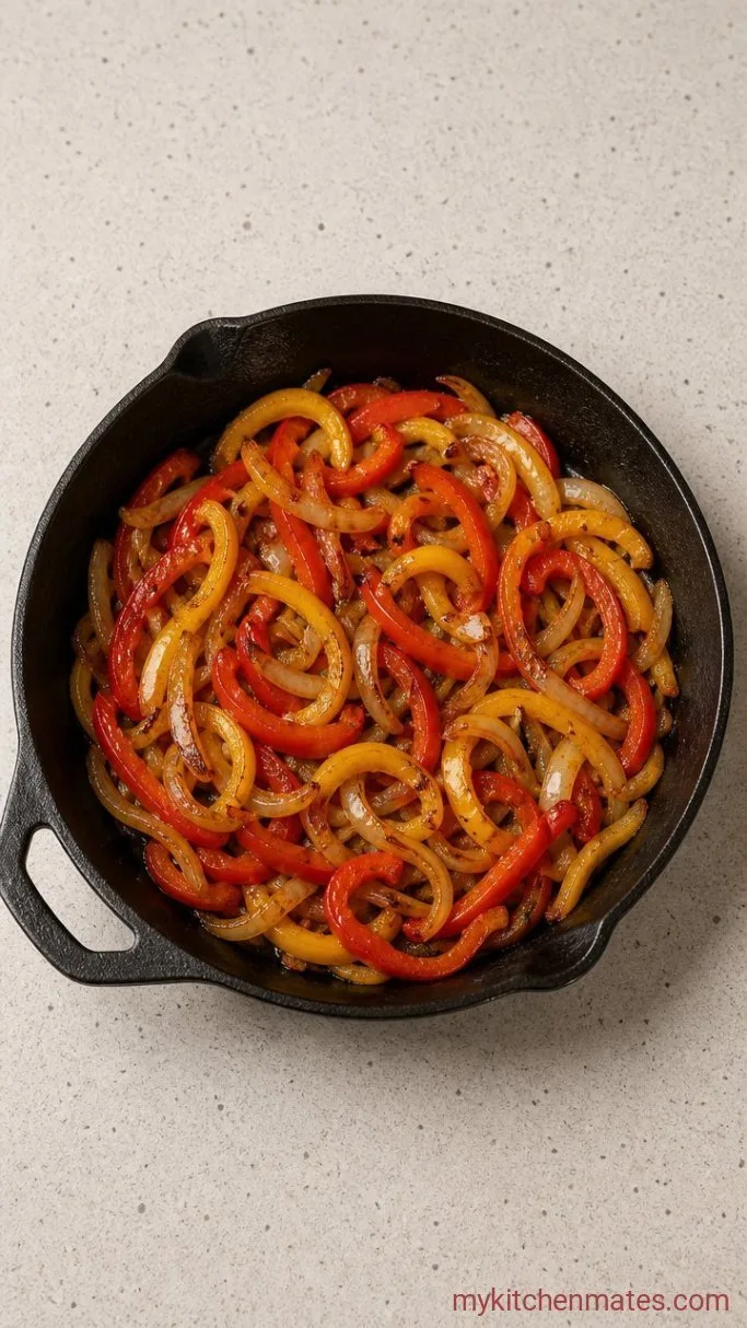 Step 2: Sauté the Peppers and Onions