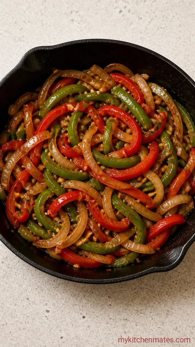 Step 2: Sauté the Peppers and Onions