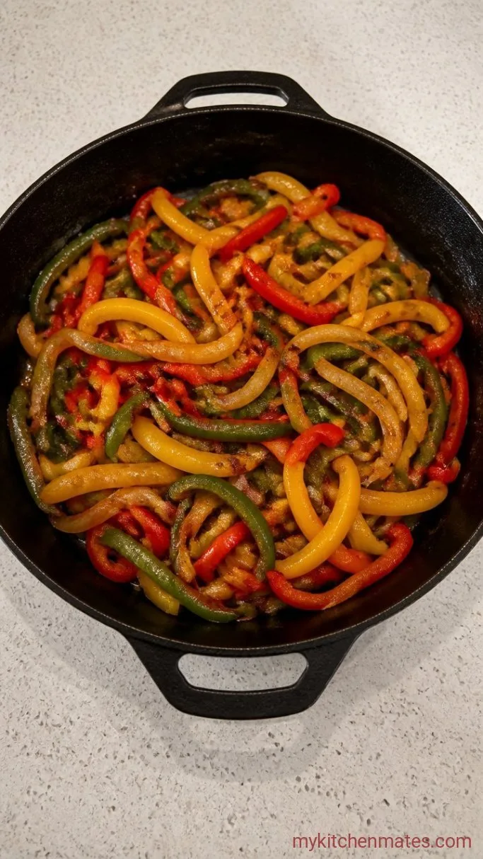 Step 2: Sauté the Peppers and Onions