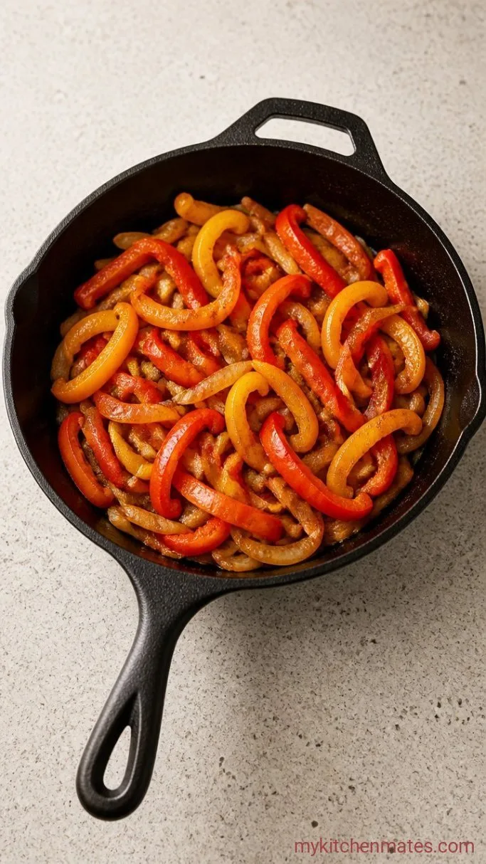 Step 2: Sauté the Peppers and Onions